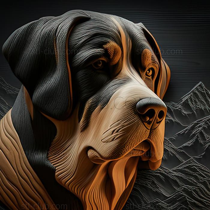 st Great Swiss Mountain dog